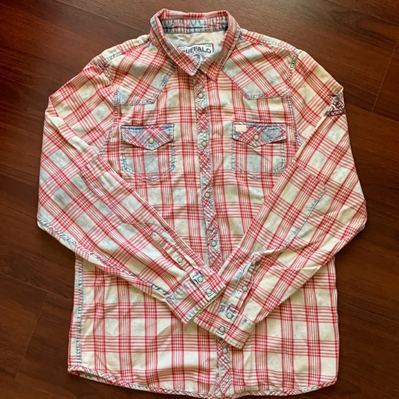 Buffalo David Bitton Sonb Camicia Button-Down Uomo